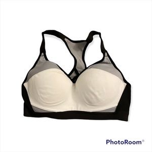 Victoria’s Secret Incredible Sports Bra Sz 34C Gray Black White